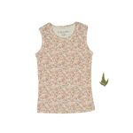The Printed Tank - Mist Floral - Sleeveless shirt, Textile, Undershirt, Active Tank, Vest | Everetts Place
