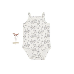 The Printed Tank Onesie - Mintberry - Baby & Toddler Clothing, White, Sleeveless shirt, Leotard, One-piece garment | Everetts Place