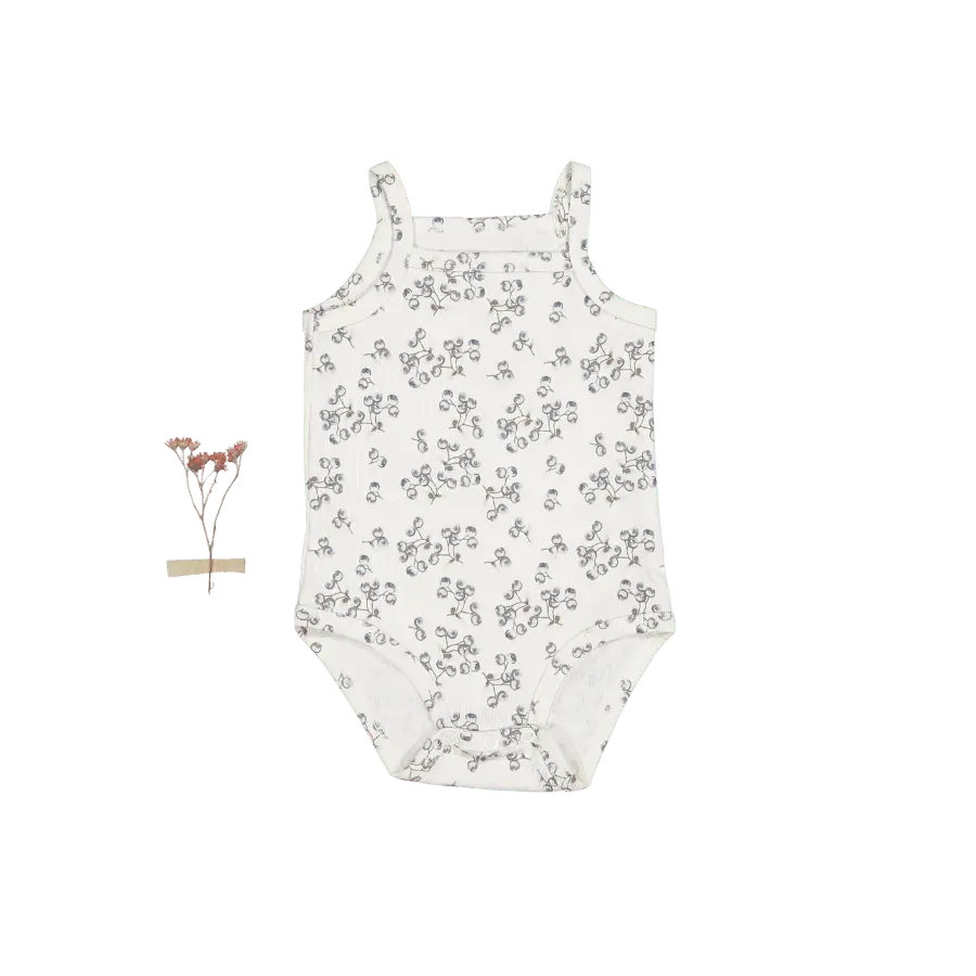 The Printed Tank Onesie - Mintberry - Baby & Toddler Clothing, White, Sleeveless shirt, Leotard, One-piece garment | Everetts Place