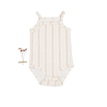 The Printed Tank Onesie - Rose Stripe - Baby & Toddler Clothing, Sleeveless shirt, One-piece garment, Overall, Swimwear | Everetts Place