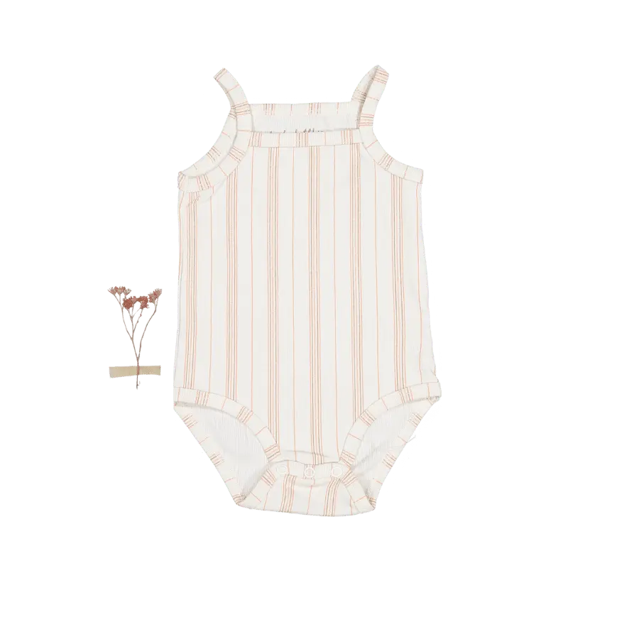 The Printed Tank Onesie - Rose Stripe - Baby & Toddler Clothing, Sleeveless shirt, One-piece garment, Overall, Swimwear | Everetts Place
