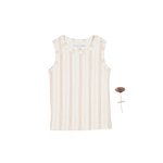 Lovely Littles The Printed Tank - Rose Stripe - 