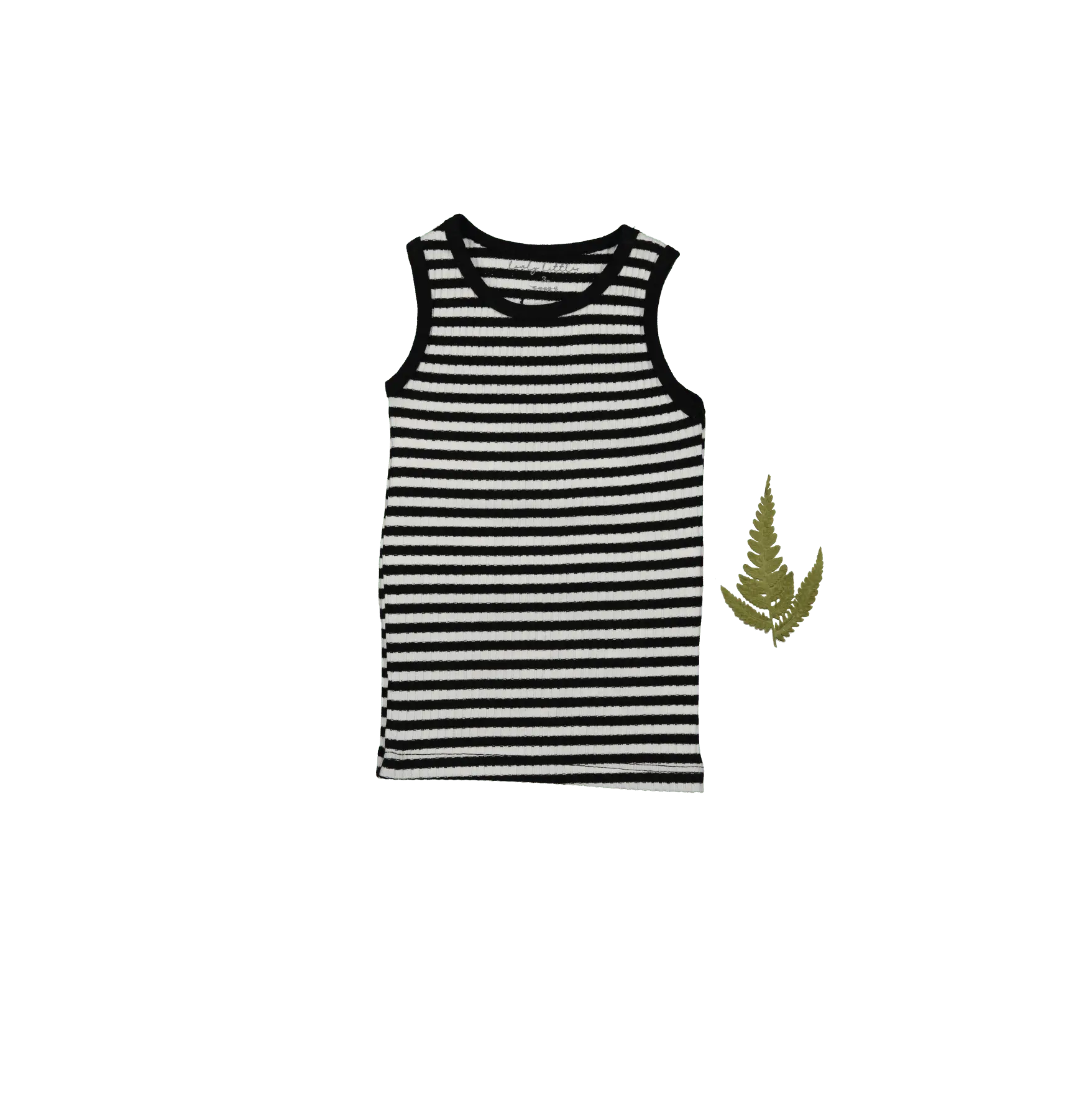 The Printed Tank- Stripe - Sleeveless shirt, Undershirt, White, Textile, Active Tank | Everetts Place