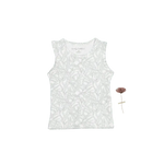 The Printed Tank - Willa - Sleeveless shirt, White, Textile, Undershirt, Active Tank | Everetts Place