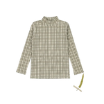 The Printed Turtleneck - Plaid - Collar, Dress shirt, Plaid, Button, Tartan | Everetts Place