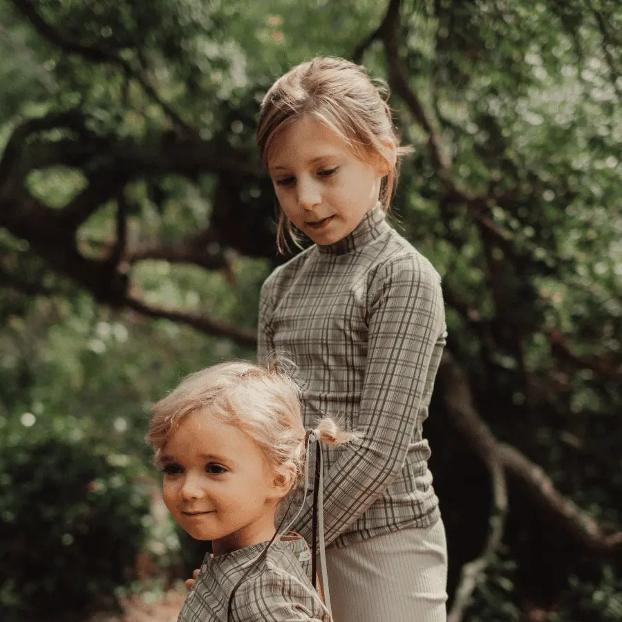 Lovely Littles The Printed Turtleneck - Plaid - 