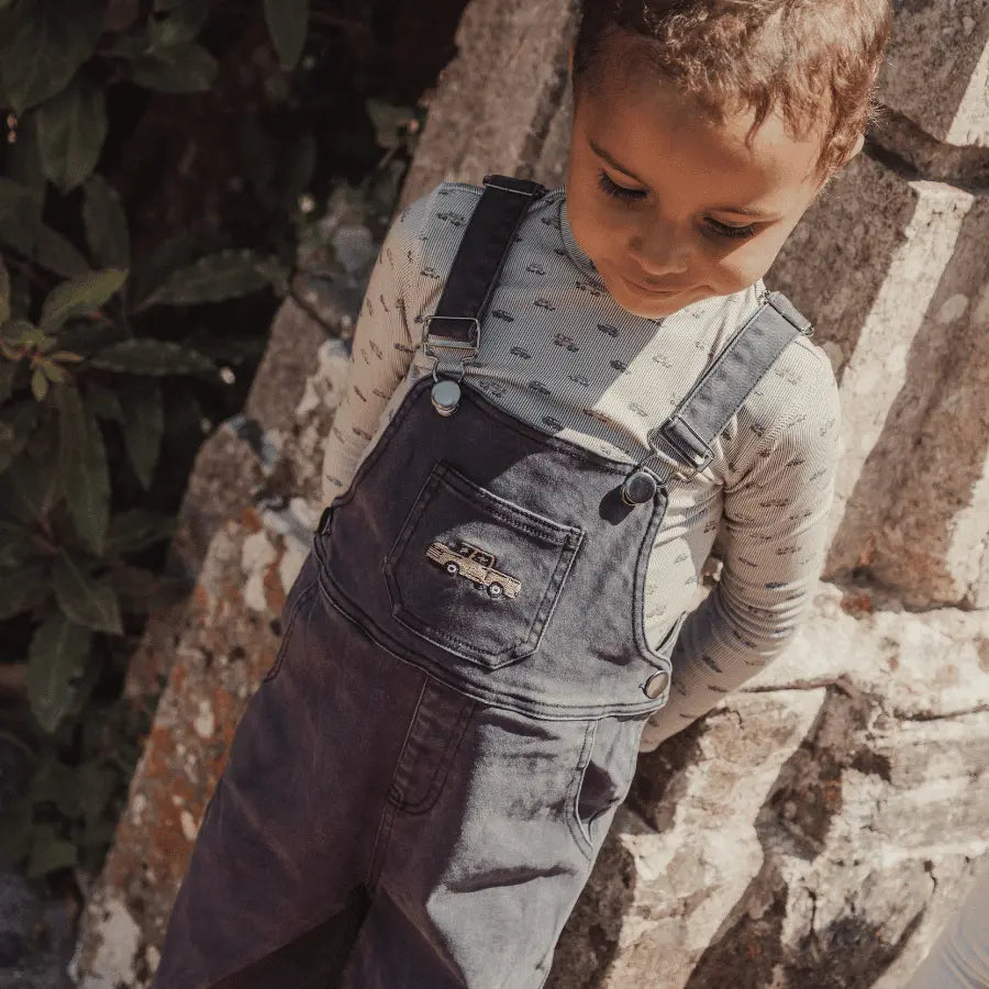 Lovely Littles The Printed Tutleneck - Vintage Car - 