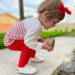 Little Love Bug Co. Quinns Sneakers with Decorative Pull Tabs for Fashion-Forward Women - Apparel & Accessories > Shoes > Baby & Toddler Shoes > Baby & Toddler Sneakers Sneaker
