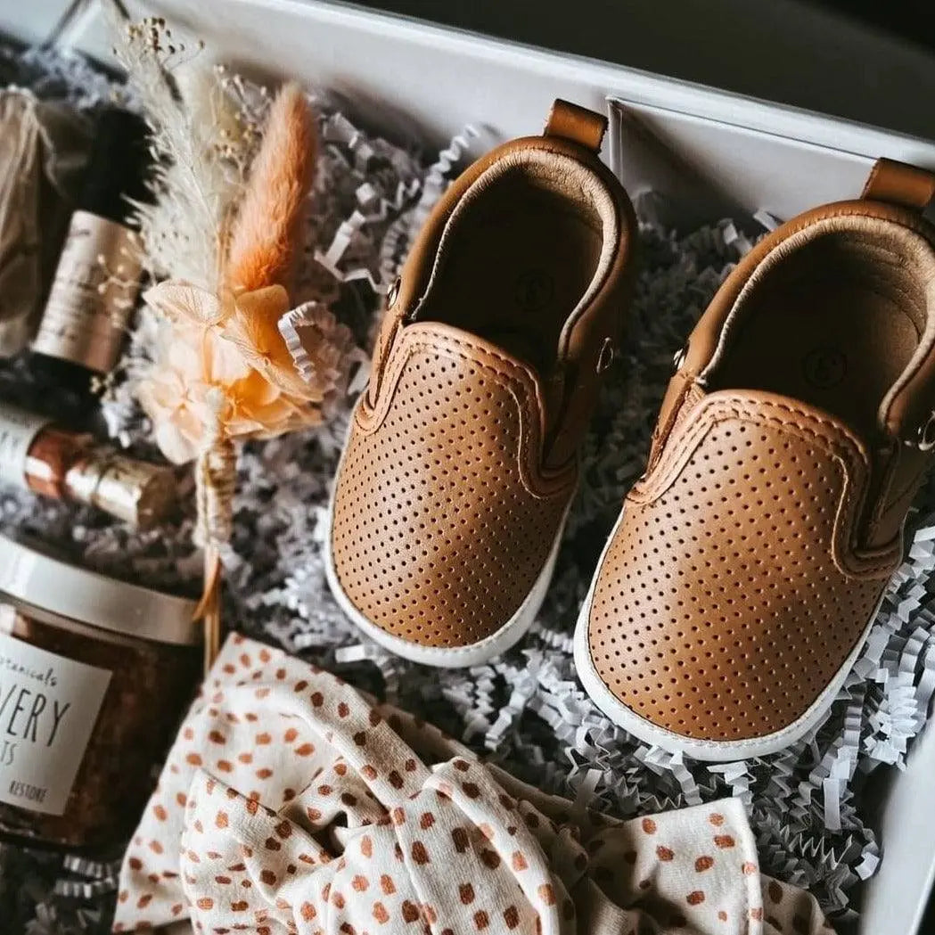 Little Love Bug Co. Quinns Sneakers with Decorative Pull Tabs for Fashion-Forward Women - Apparel & Accessories > Shoes > Baby & Toddler Shoes > Baby & Toddler Sneakers Sneaker