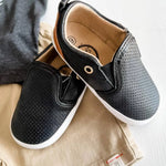 Little Love Bug Co. Quinns Sneakers with Decorative Pull Tabs for Fashion-Forward Women - Apparel & Accessories > Shoes > Baby & Toddler Shoes > Baby & Toddler Sneakers Sneaker
