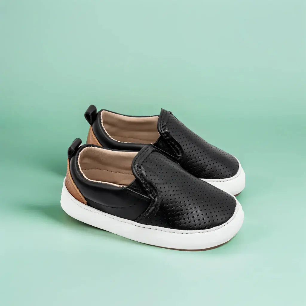 Little Love Bug Co. Quinns Sneakers with Decorative Pull Tabs for Fashion-Forward Women - Apparel & Accessories > Shoes > Baby & Toddler Shoes > Baby & Toddler Sneakers Sneaker