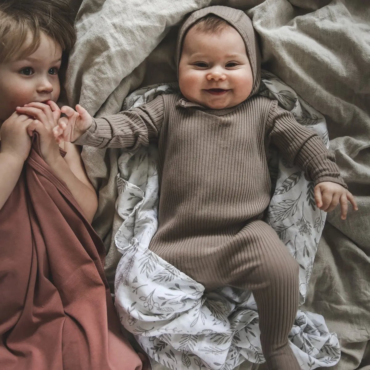 Lovely Littles The Romper - Taupe - 