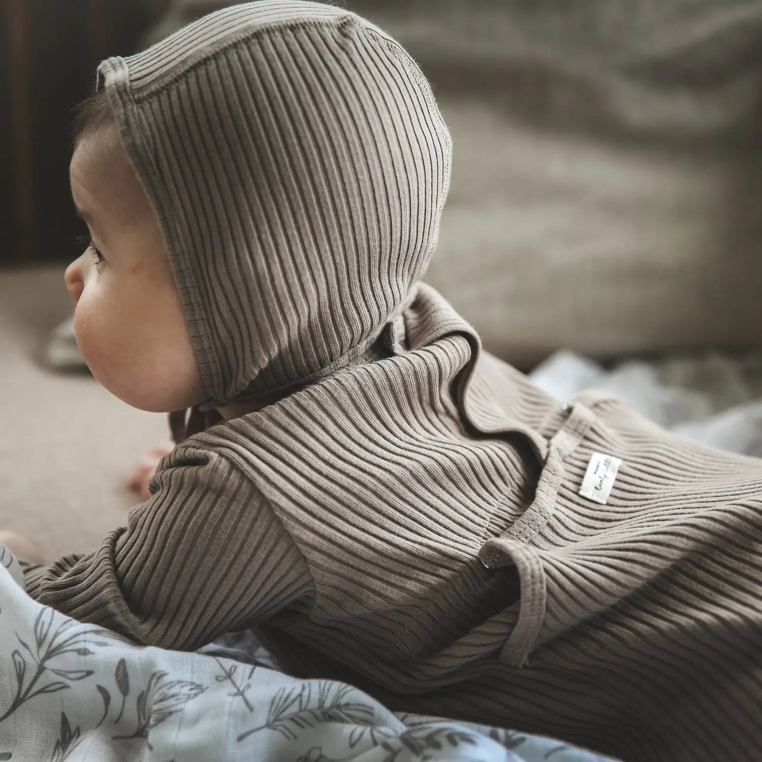 Lovely Littles The Romper - Taupe - 
