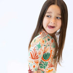 Raising Mama The Second - Skin 2 - Piece Long Sleeve Pajama | Desert Cactus (Beige) - 