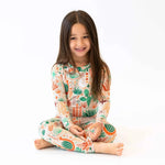 Raising Mama The Second - Skin 2 - Piece Long Sleeve Pajama | Desert Cactus (Beige) - 