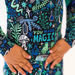 Raising Mama The Second - Skin 2 - Piece Long Sleeve Pajama | Mystic Mama (Blue) - 
