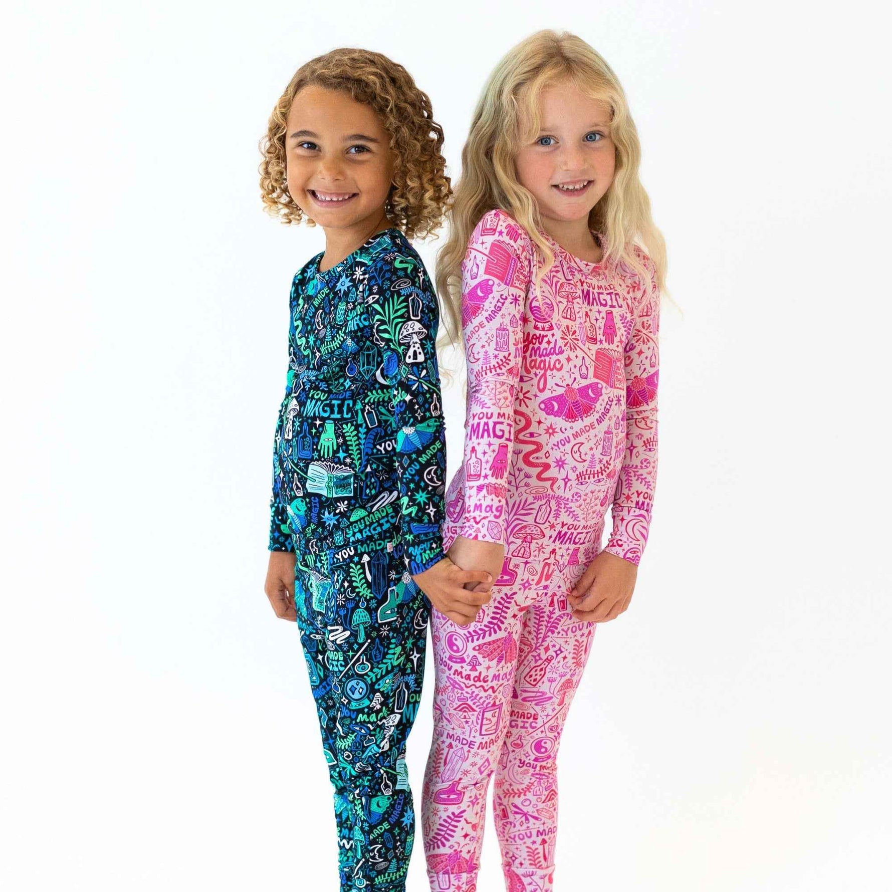 Raising Mama The Second - Skin 2 - Piece Long Sleeve Pajama | Mystic Mama (Blue) - 