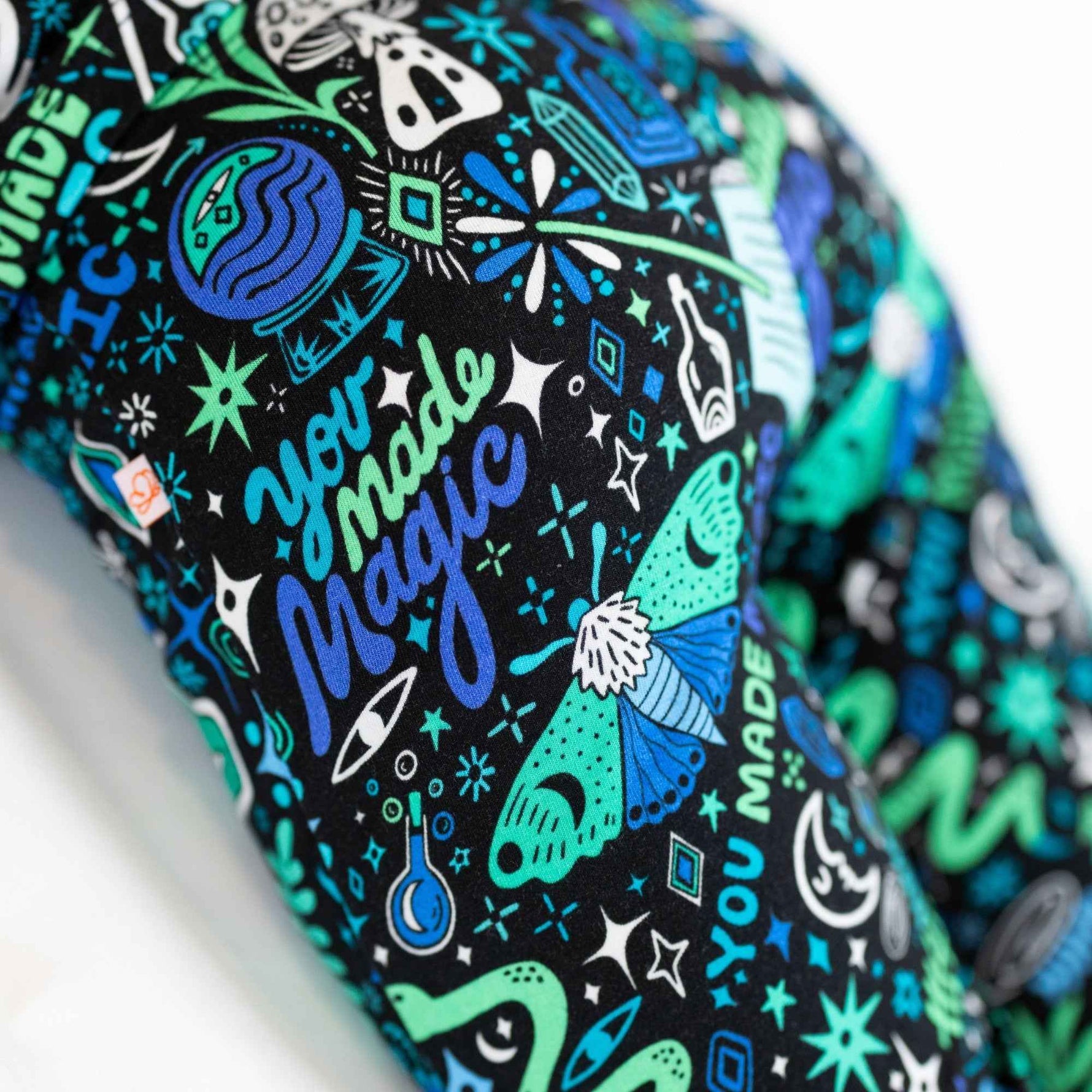 Raising Mama The Second - Skin 2 - Piece Long Sleeve Pajama | Mystic Mama (Blue) - 