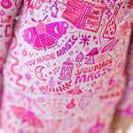 Raising Mama The Second - Skin 2 - Piece Long Sleeve Pajama | Mystic Mama (Pink) - 