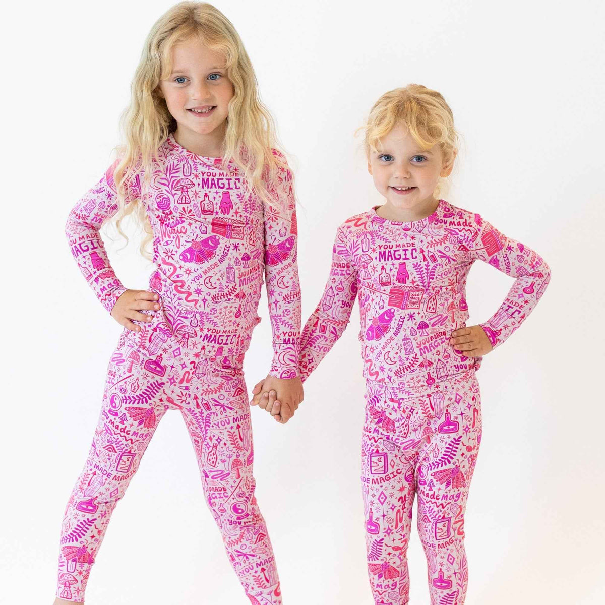 Raising Mama The Second - Skin 2 - Piece Long Sleeve Pajama | Mystic Mama (Pink) - 