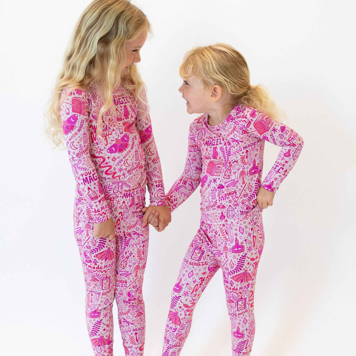 Raising Mama The Second - Skin 2 - Piece Long Sleeve Pajama | Mystic Mama (Pink) - 