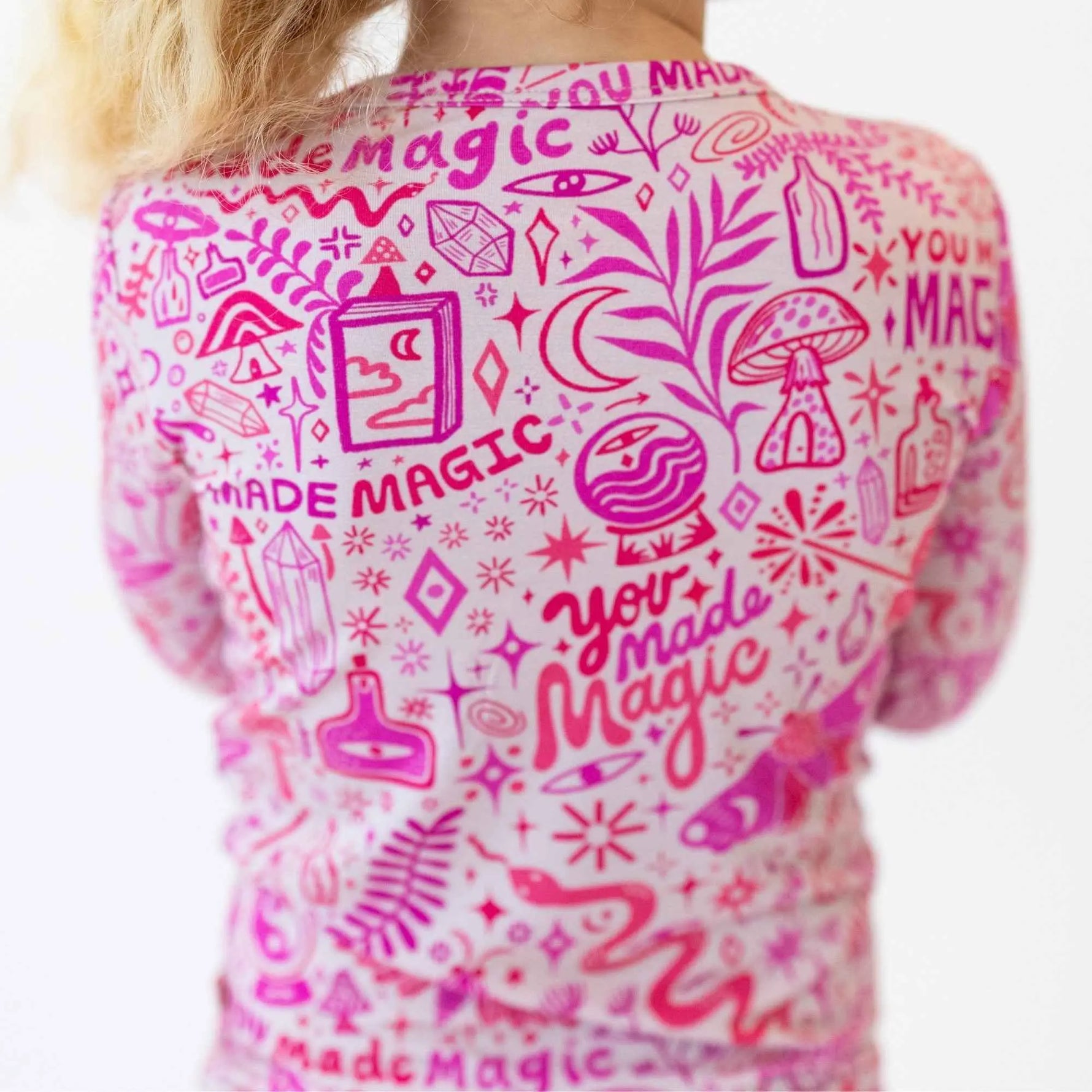 Raising Mama The Second - Skin 2 - Piece Long Sleeve Pajama | Mystic Mama (Pink) - 