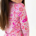 Raising Mama The Second - Skin 2 - Piece Long Sleeve Pajama | Mystic Mama (Pink) - 
