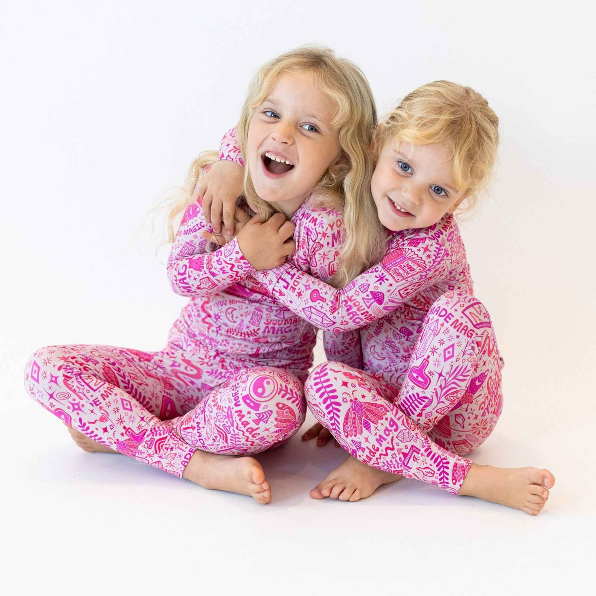 Raising Mama The Second - Skin 2 - Piece Long Sleeve Pajama | Mystic Mama (Pink) - 