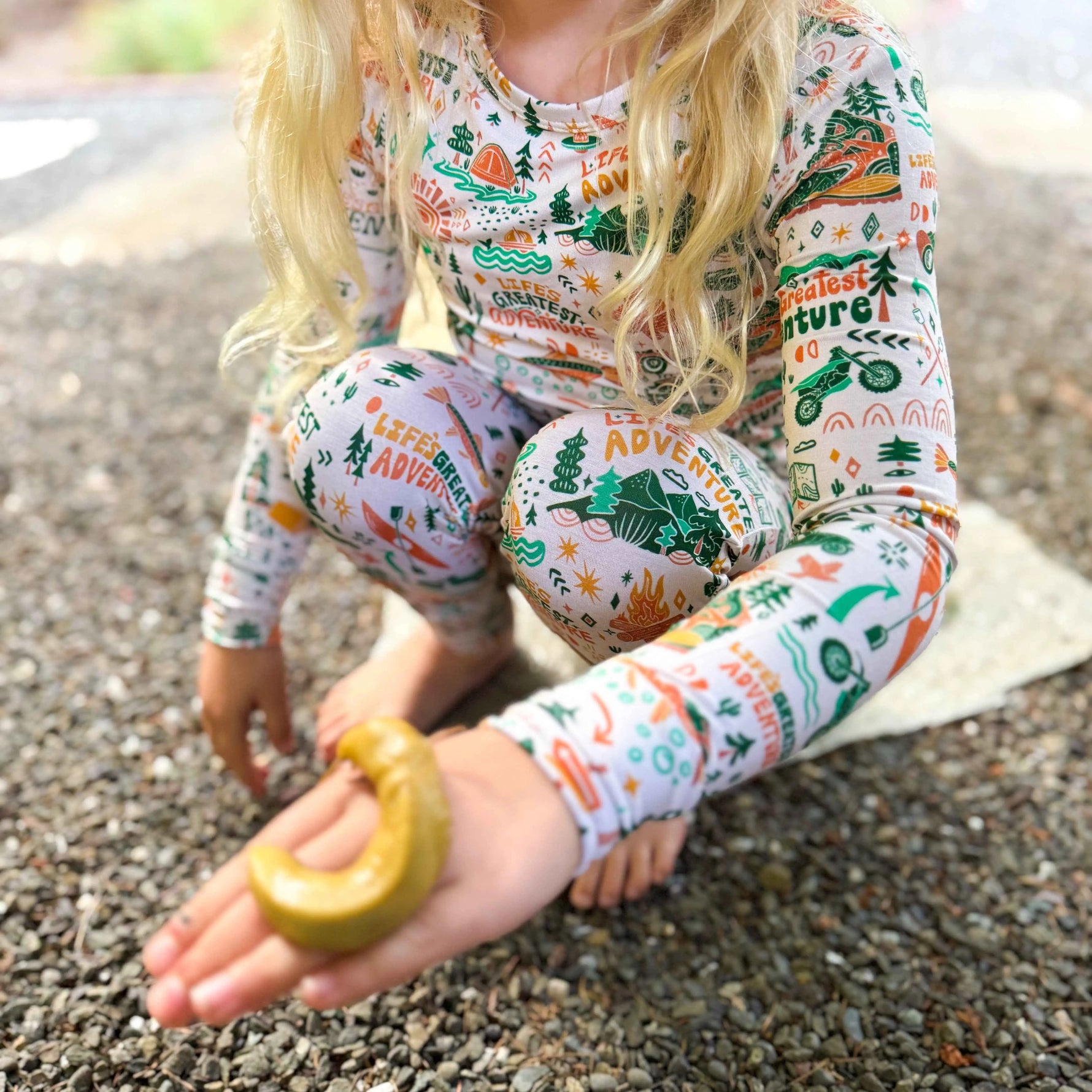 Raising Mama The Second - Skin 2 - Piece Long Sleeve Pajama | Wanderlust - 
