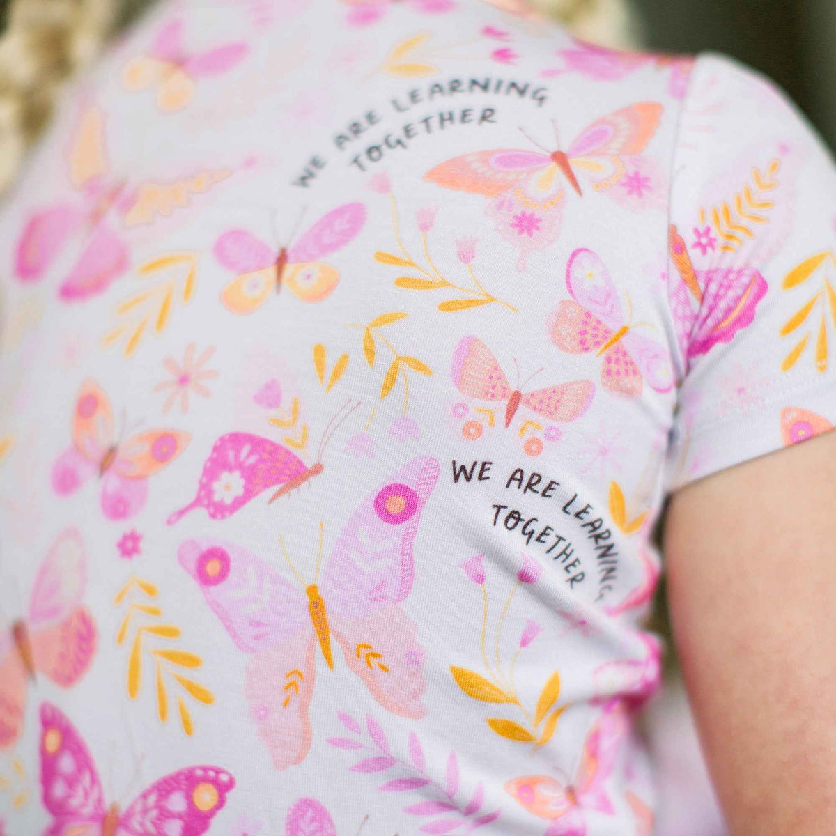 Raising Mama The Second - Skin 2 - Piece Short Sleeve Pajama | Butterfly Smoochies - 