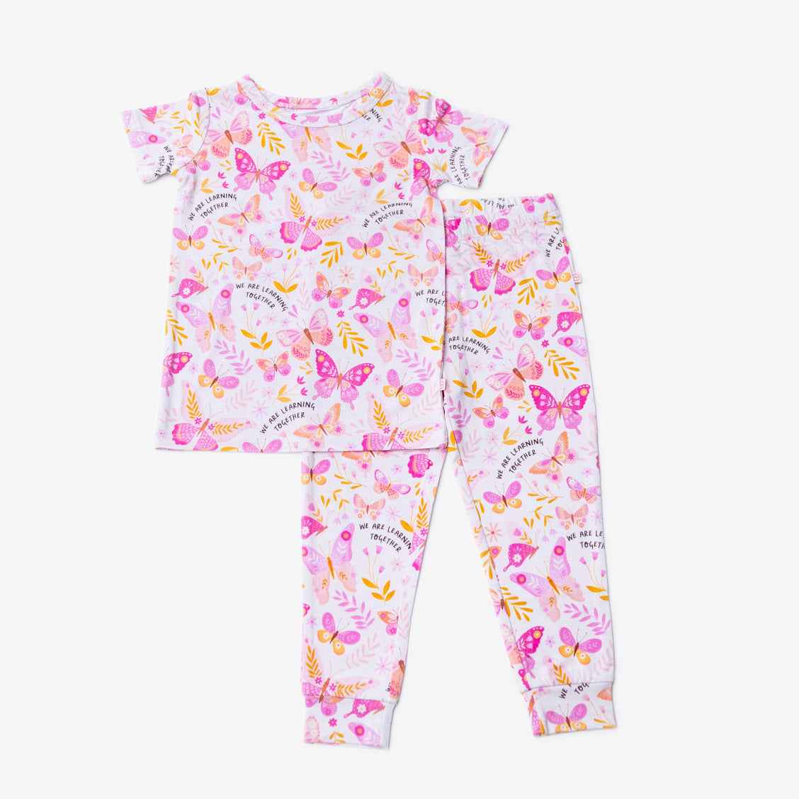 Raising Mama The Second - Skin 2 - Piece Short Sleeve Pajama | Butterfly Smoochies - 