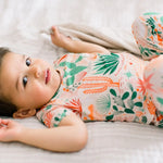 Raising Mama The Second - Skin 2 - Piece Short Sleeve Pajama | Desert Cactus (Beige) - 