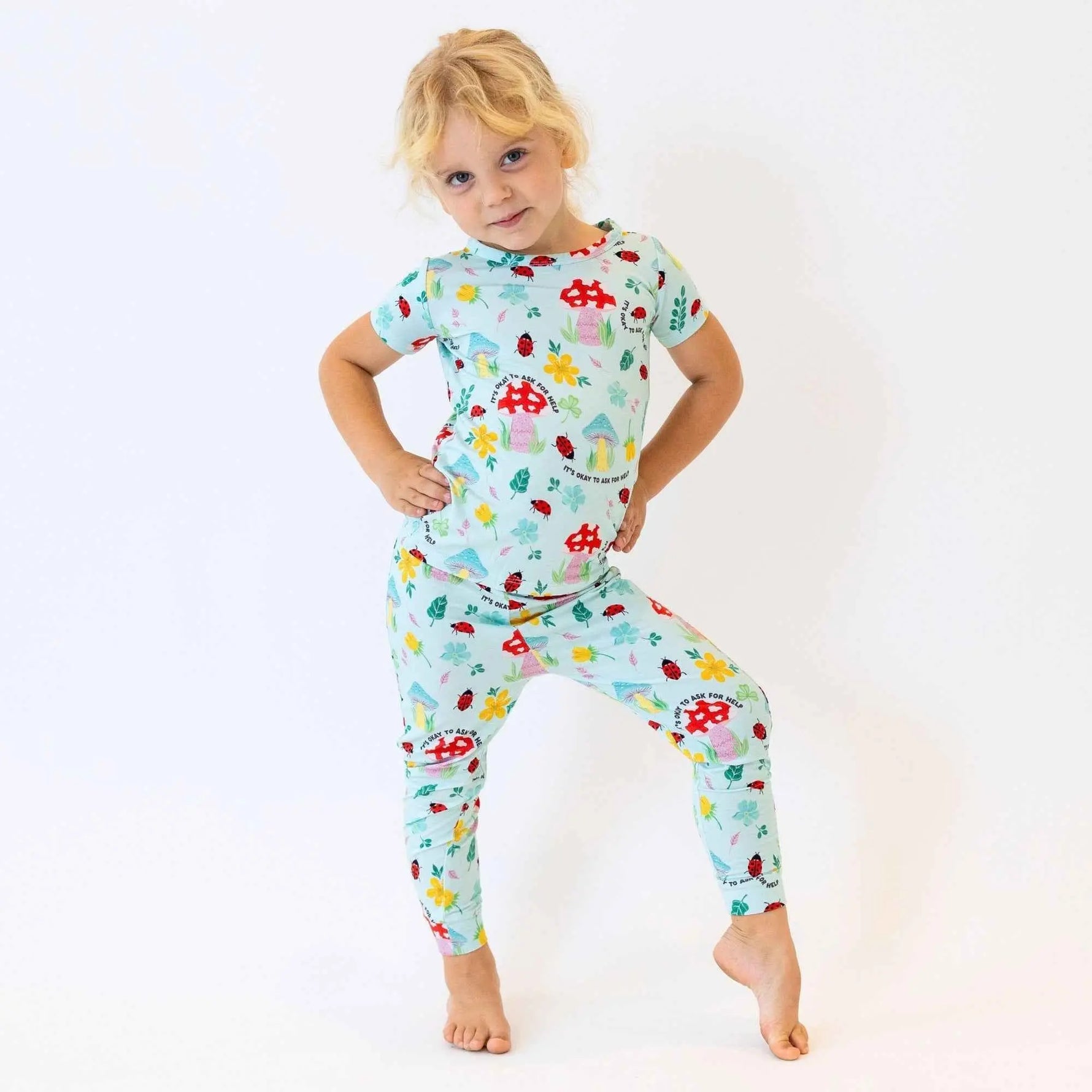 Raising Mama The Second - Skin 2 - Piece Short Sleeve Pajama | Magic Mushroom - 