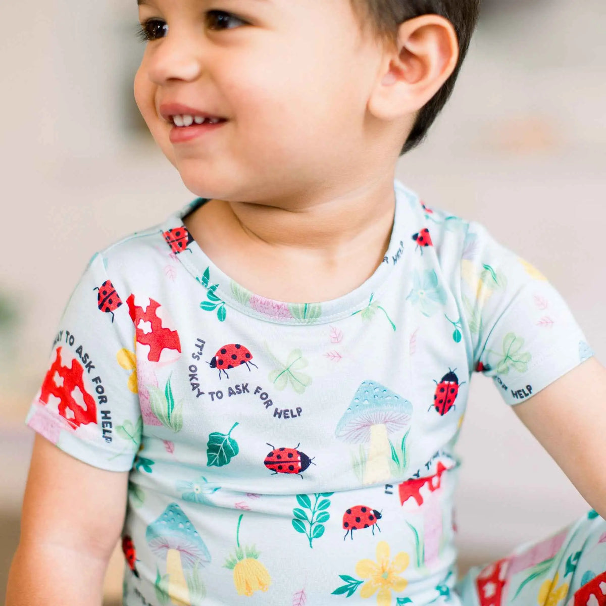 Raising Mama The Second - Skin 2 - Piece Short Sleeve Pajama | Magic Mushroom - 