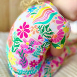 Raising Mama The Second - Skin 2 - Piece Short Sleeve Pajama | Rainbow Daisy Babe - 