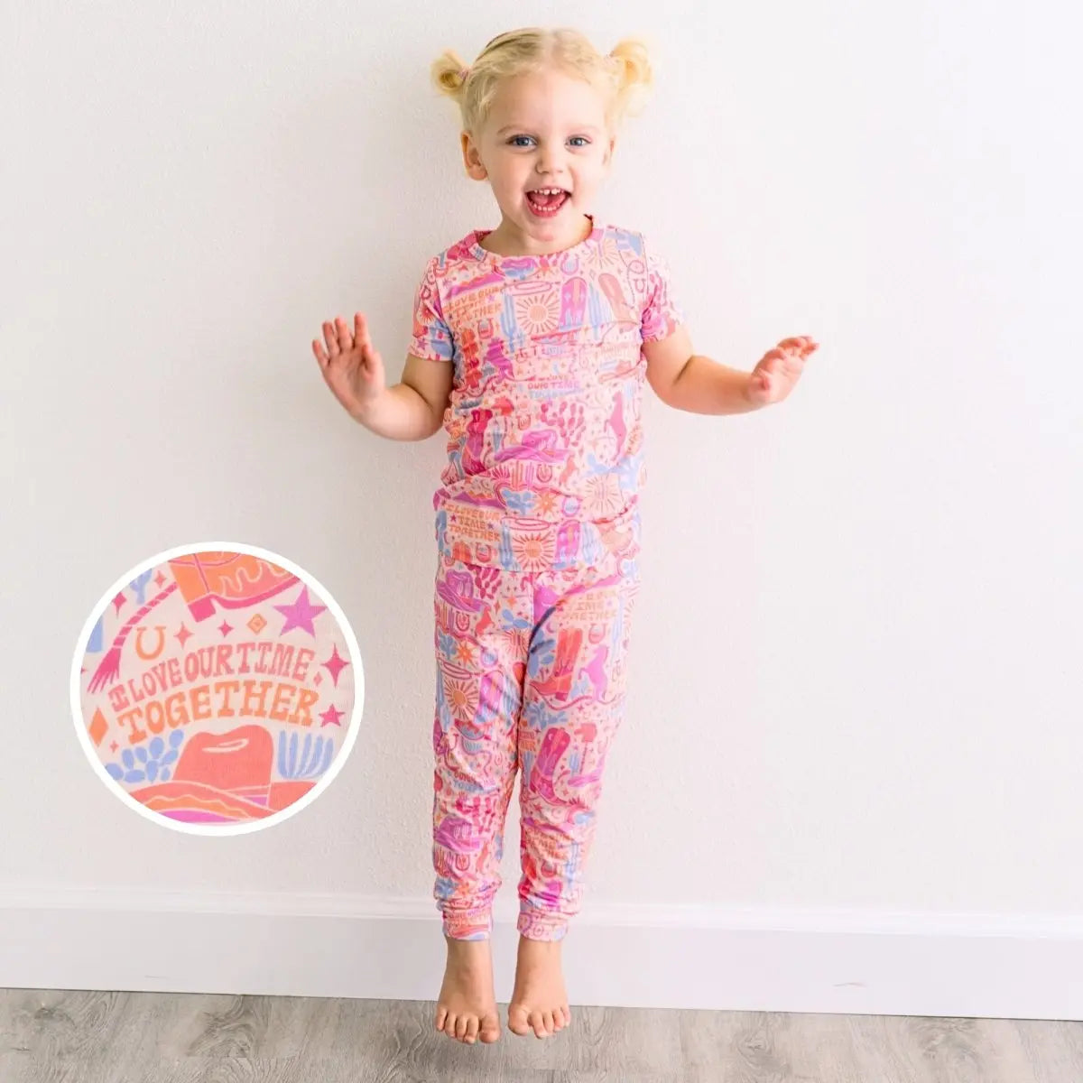 Raising Mama The Second - Skin 2 - Piece Short Sleeve Pajama | Saddle Up - 