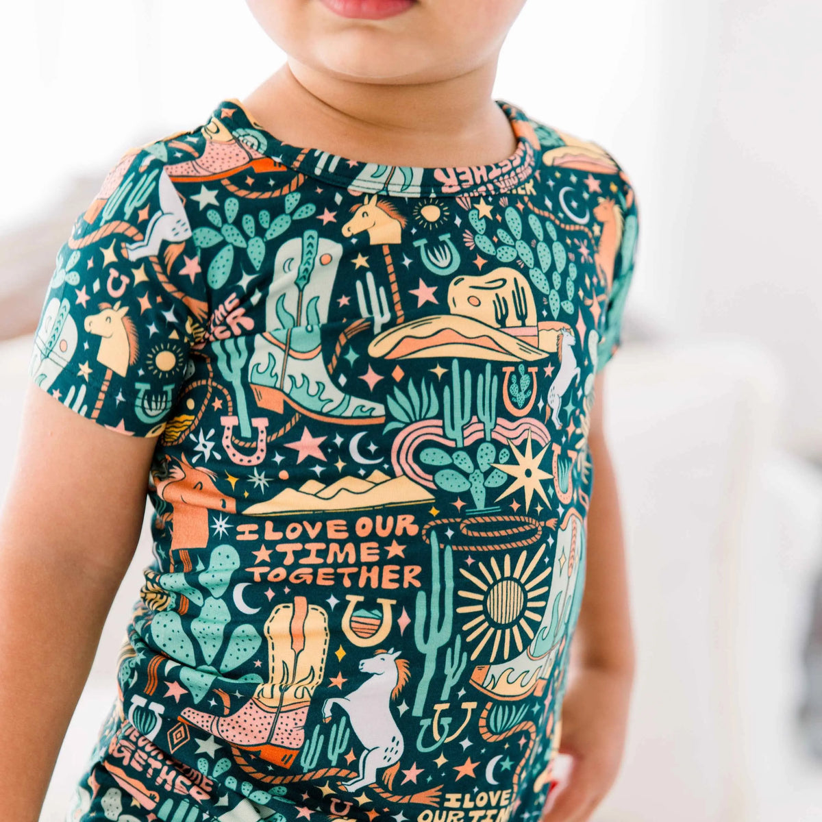 Raising Mama The Second - Skin 2 - Piece Short Sleeve Pajama | Wild West - 
