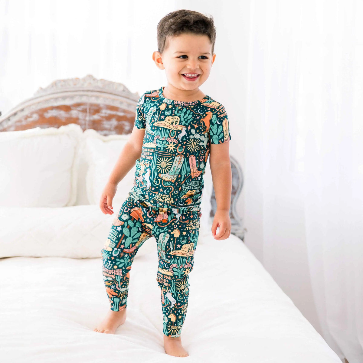 Raising Mama The Second - Skin 2 - Piece Short Sleeve Pajama | Wild West - 