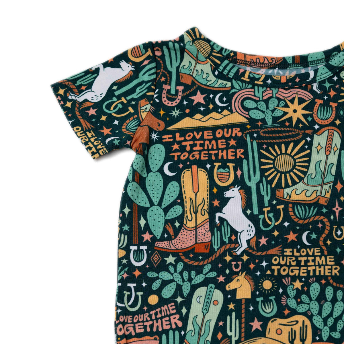 Raising Mama The Second - Skin 2 - Piece Short Sleeve Pajama | Wild West - 