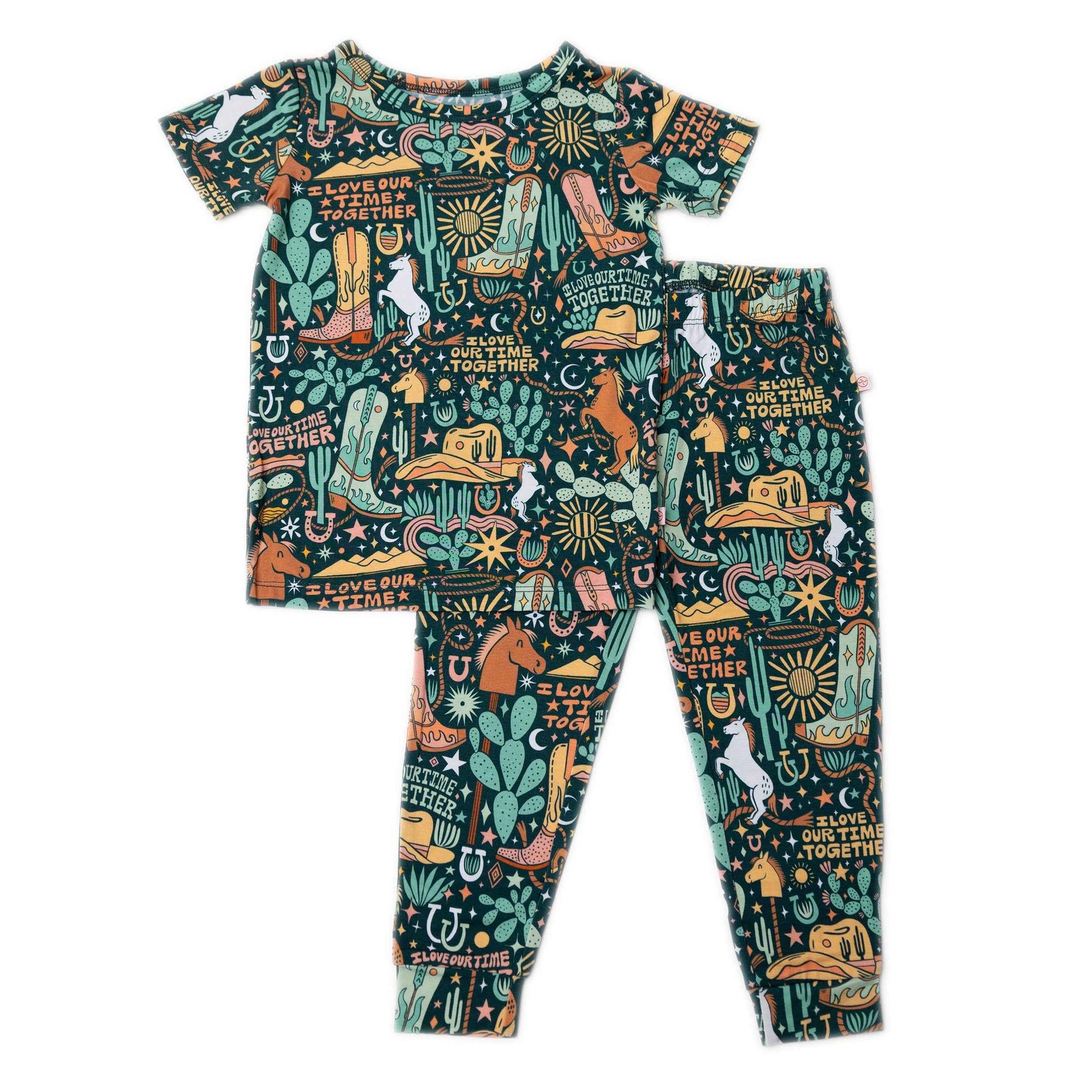 Raising Mama The Second - Skin 2 - Piece Short Sleeve Pajama | Wild West - 