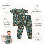 Raising Mama The Second - Skin 2 - Piece Short Sleeve Pajama | Wild West - 