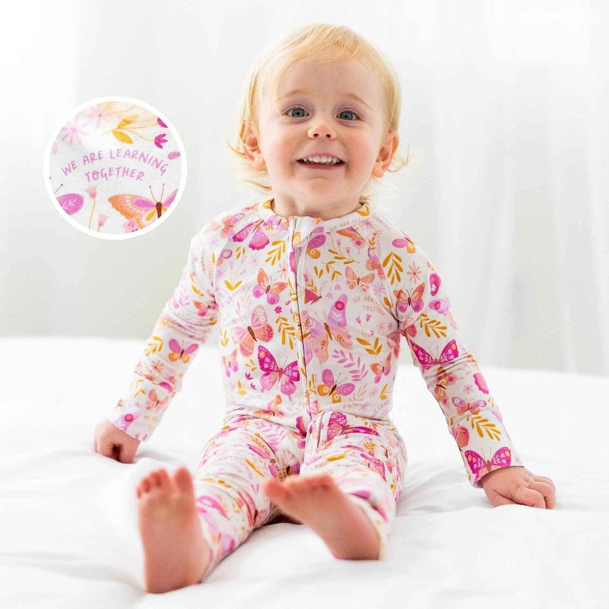 Raising Mama The Second - Skin Convertible Romper | Butterfly Smoochies - 