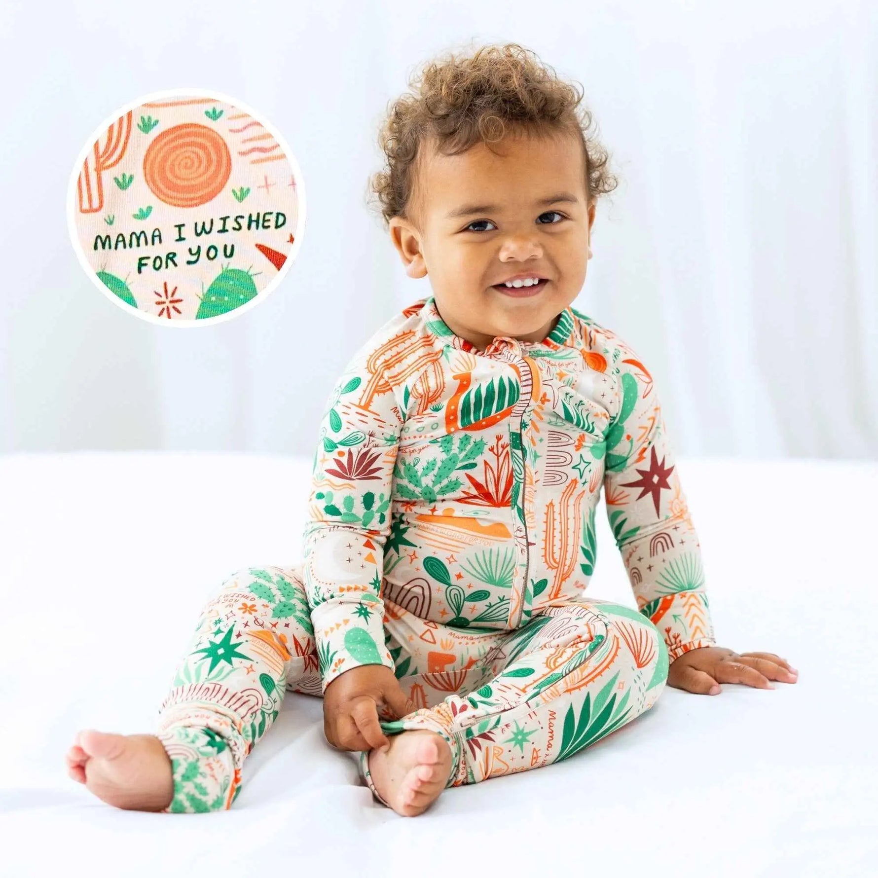 Raising Mama The Second - Skin Convertible Romper | Desert Cactus (Beige) - 