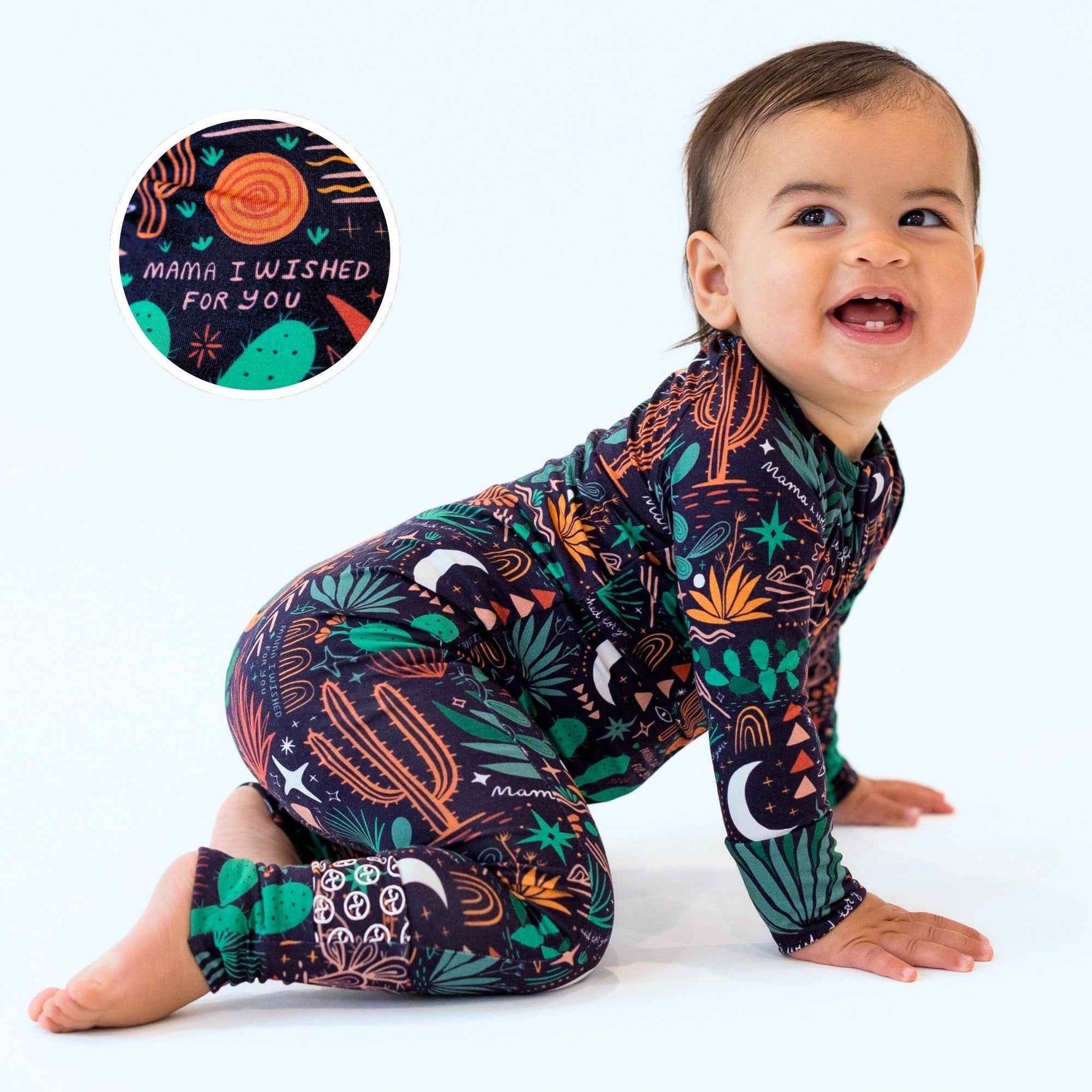 Raising Mama The Second - Skin Convertible Romper | Desert Cactus (Midnight) - 