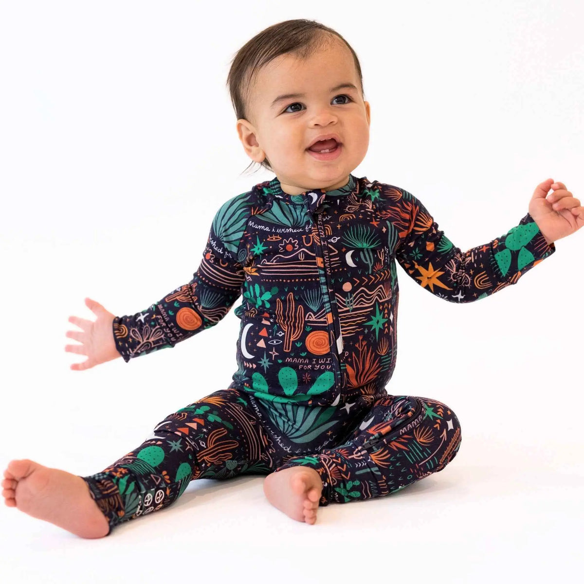 Raising Mama The Second - Skin Convertible Romper | Desert Cactus (Midnight) - 