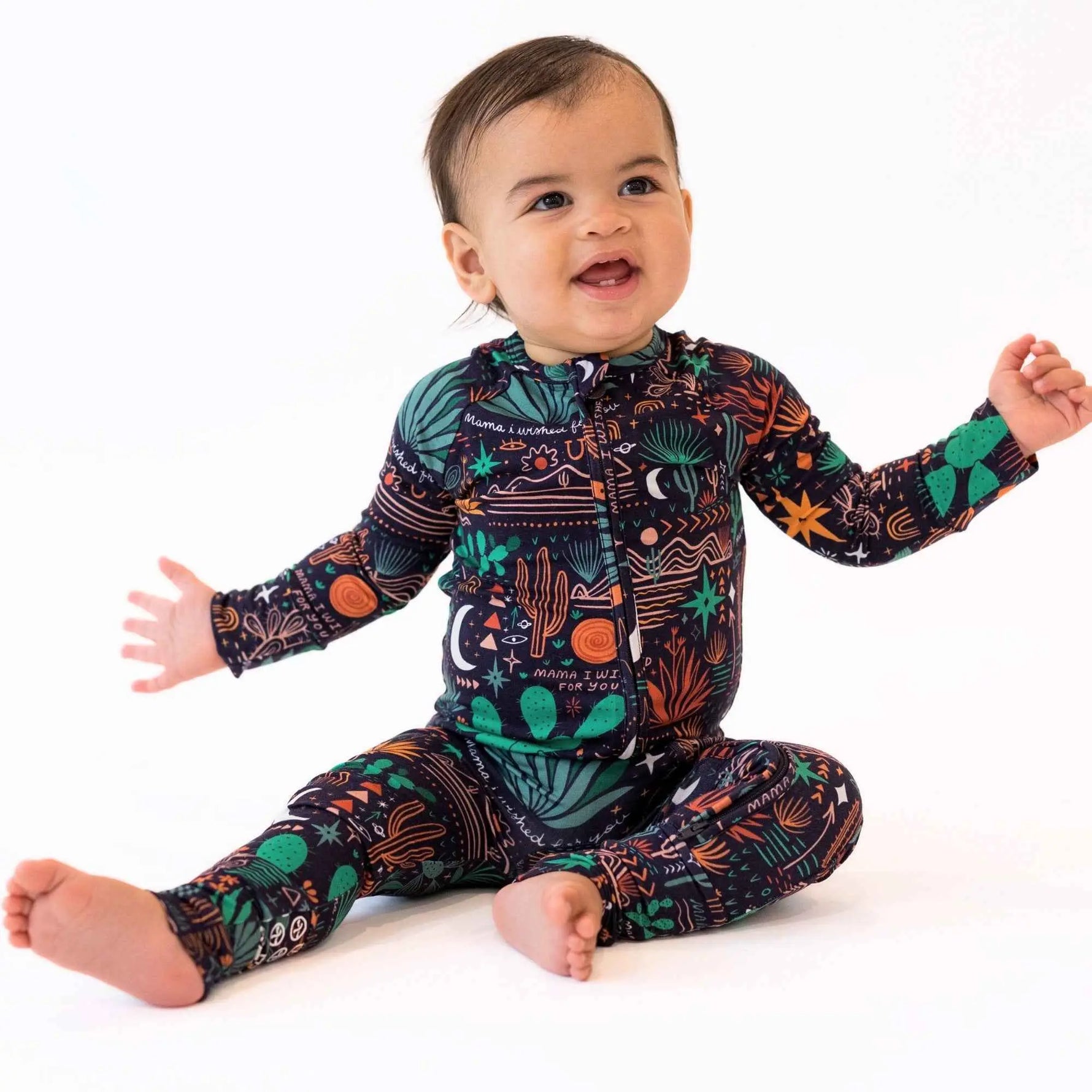 Raising Mama The Second - Skin Convertible Romper | Desert Cactus (Midnight) - 
