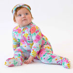 Raising Mama The Second - Skin Convertible Romper | Flower Power - 