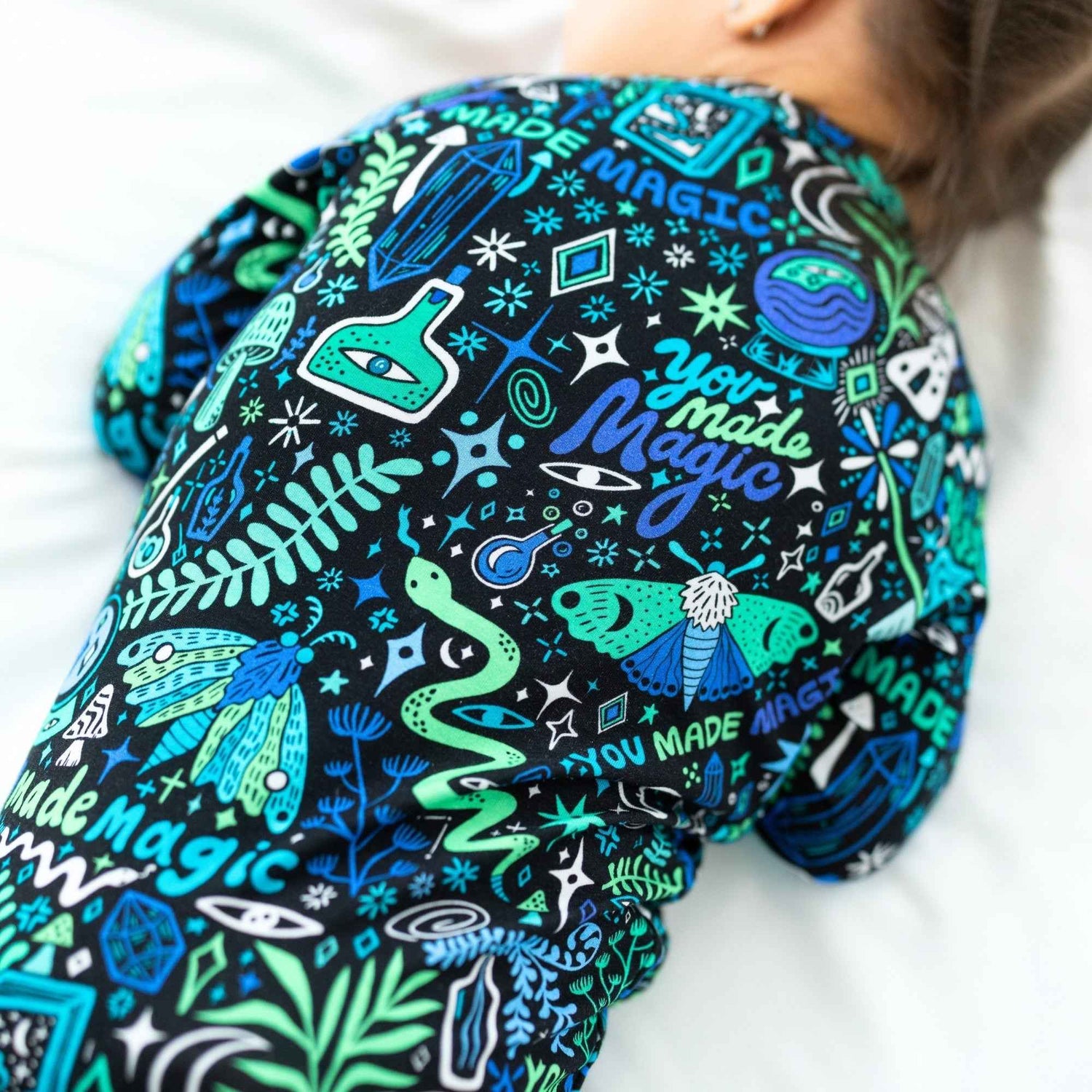 Raising Mama The Second - Skin Convertible Romper | Mystic Mama (Blue) - 