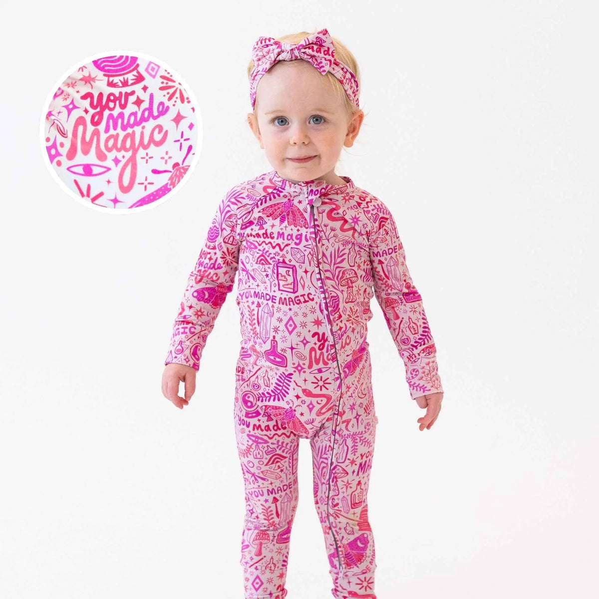 Raising Mama The Second - Skin Convertible Romper | Mystic Mama (Pink) - 