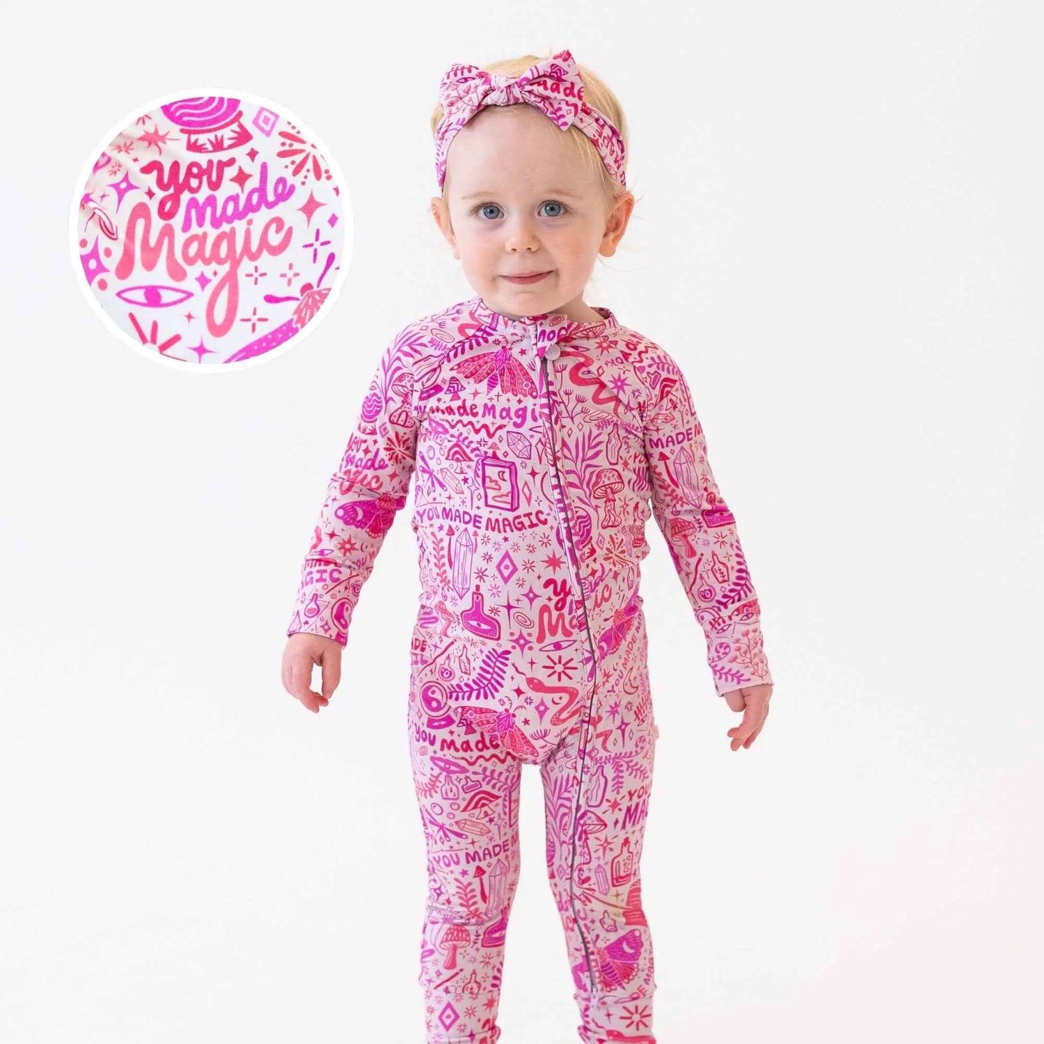Raising Mama The Second - Skin Convertible Romper | Mystic Mama (Pink) - 
